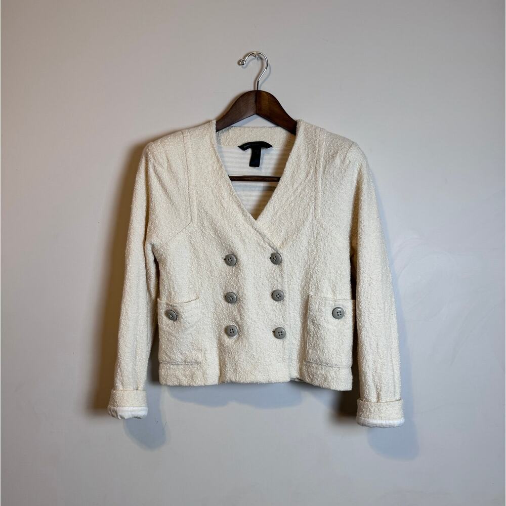 Marc Jacobs Double Breasted Tweed Blazer Jacket - Size S